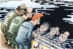 THREE OIL MEN by Joe Heller