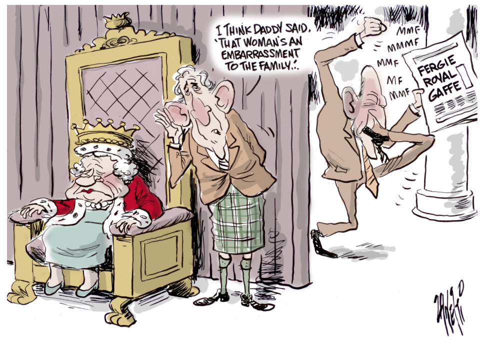 Fergie's Royal Gaffe COLOR