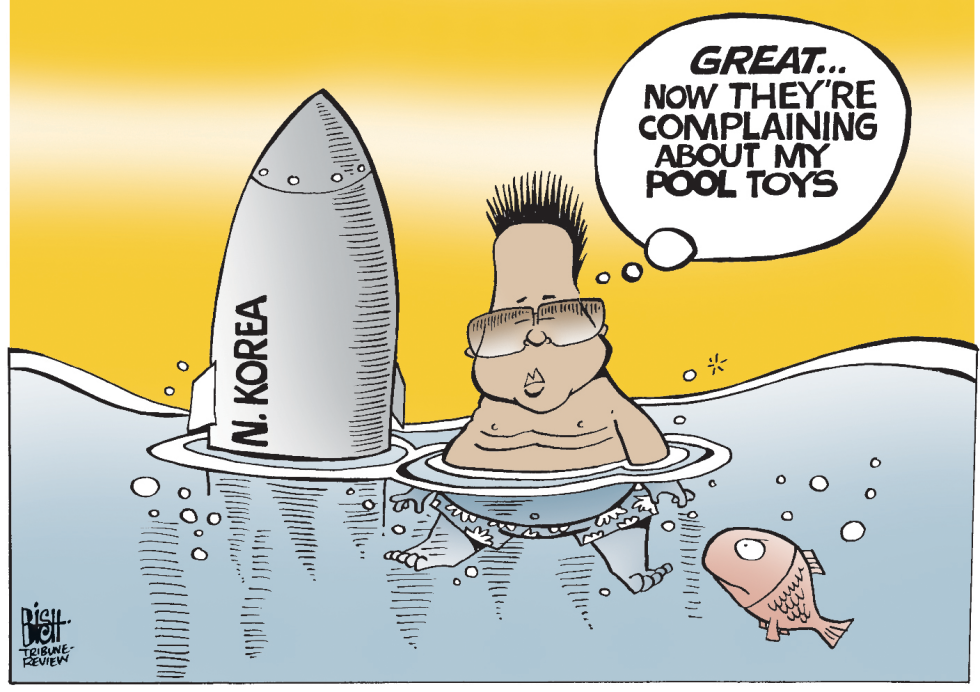 KIM JONGS POOL TOY, COLOR