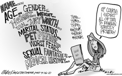 INTERNET PRIVACY  by Mike Keefe