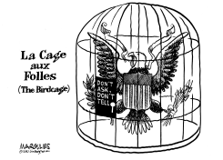 DONT ASK, DONT TELL  by Jimmy Margulies