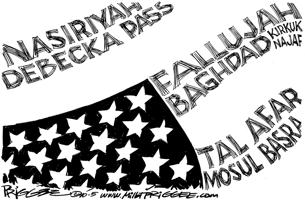 American Iraq Battle Flag