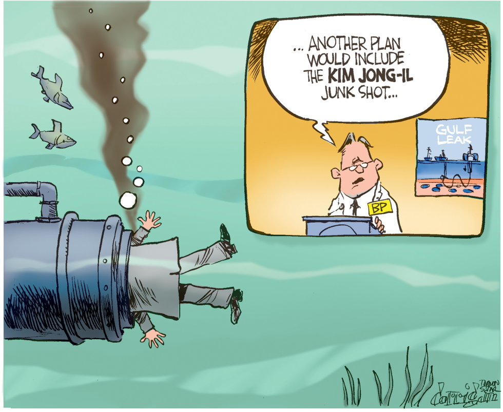 Kim plugs the leak