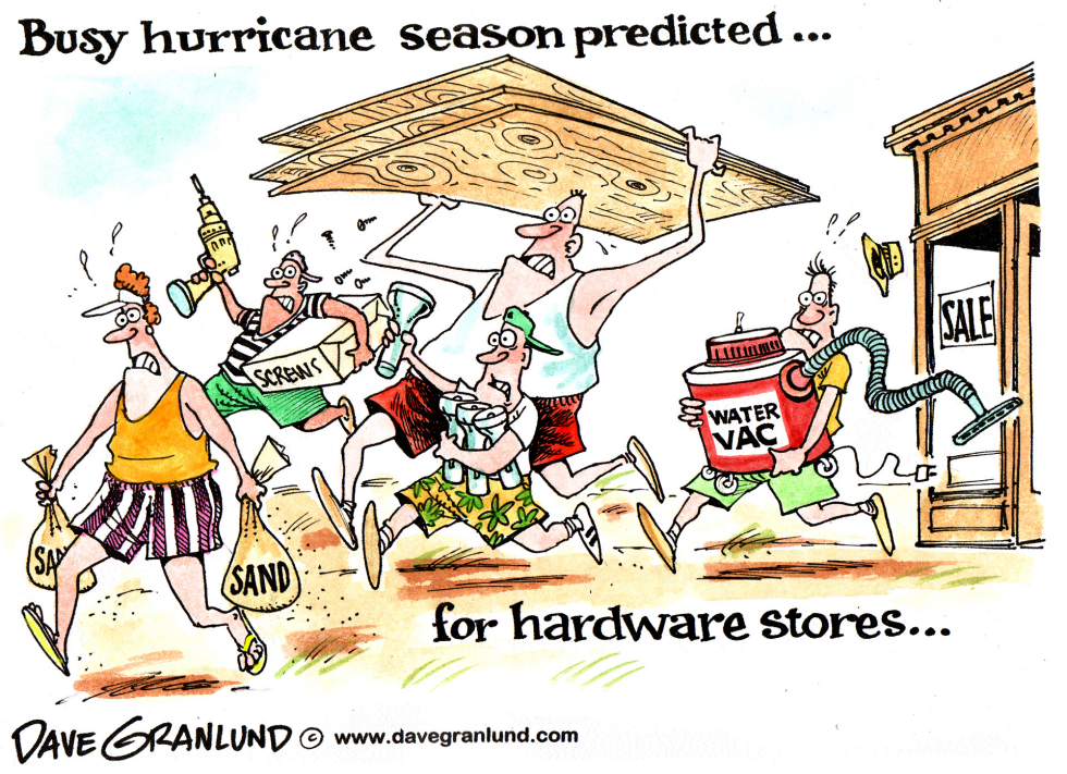  BUSY HURRICANE SEASON by Dave Granlund