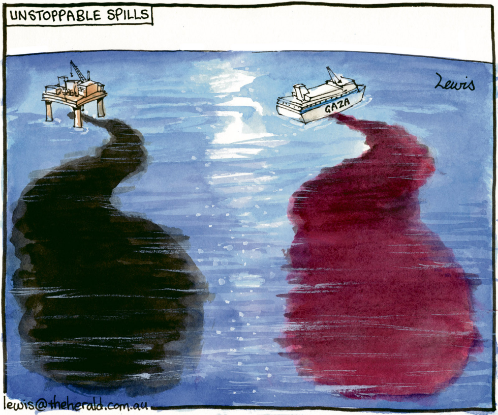 Gaza spills blood
