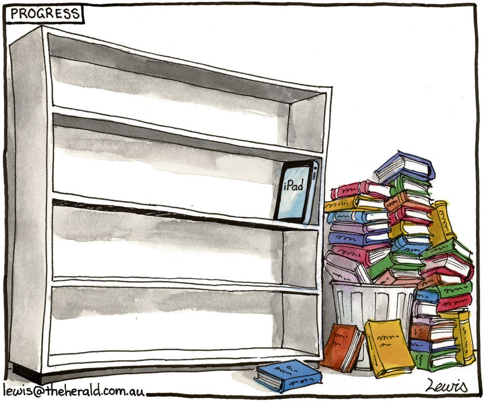 No more books