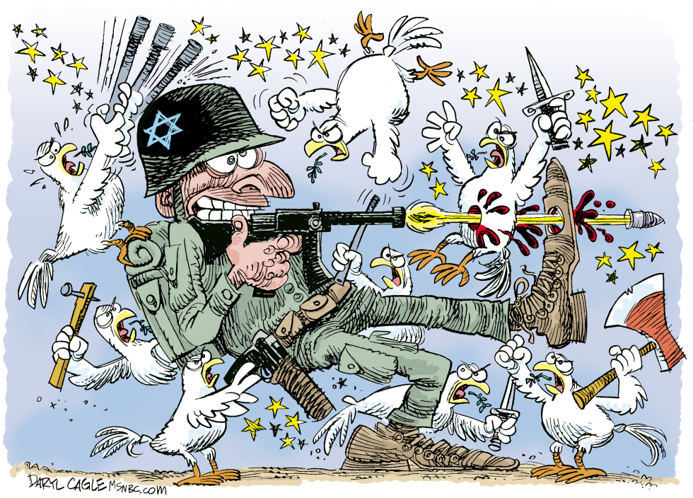 Israel Battered by Peace Protests COLOR