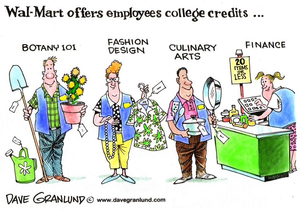 Wal-Mart employee college program