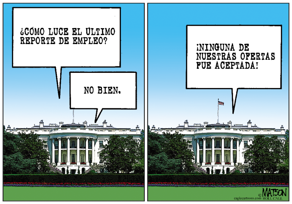  REPORTE DE OFERTAS DE EMPLEO DE LA CASA BLANCA  by RJ Matson