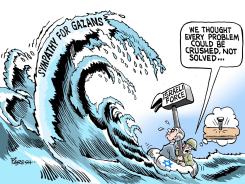 SYMPATHY FOR GAZANS  by Paresh Nath