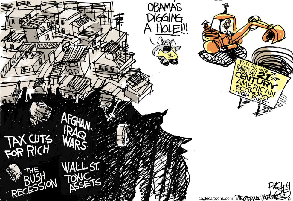  RECESSION SINKHOLE by Pat Bagley