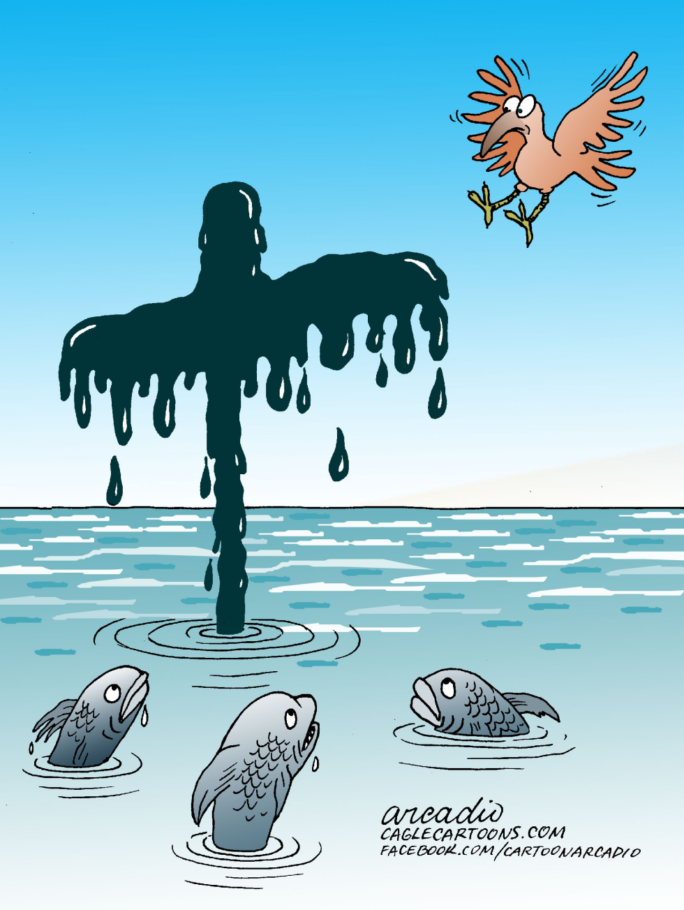 El espantapájaros del Golfo de México