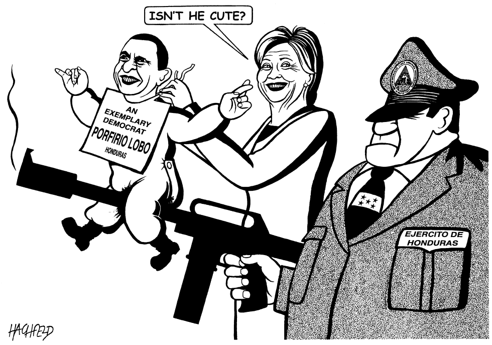 Hillary Clinton, Porfirio Lobo