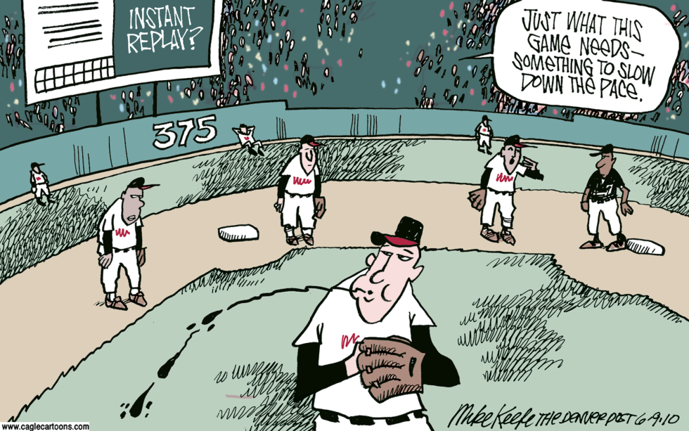 Baseball Instant Replay COLOR