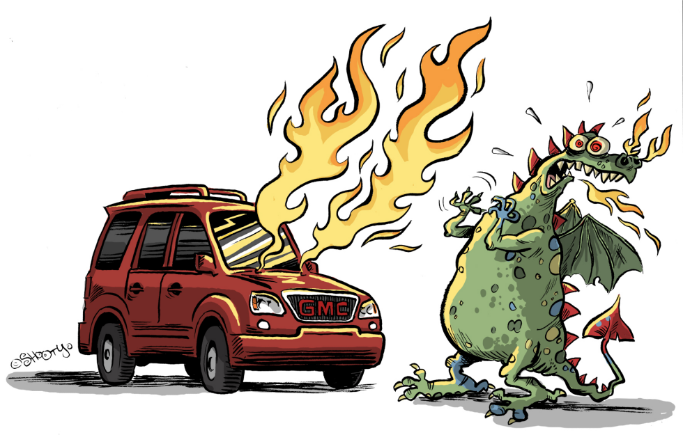 General Motors car fire risk COLOR