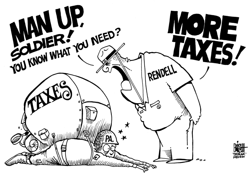 LOCAL, RENDELLS TAXES, b/w