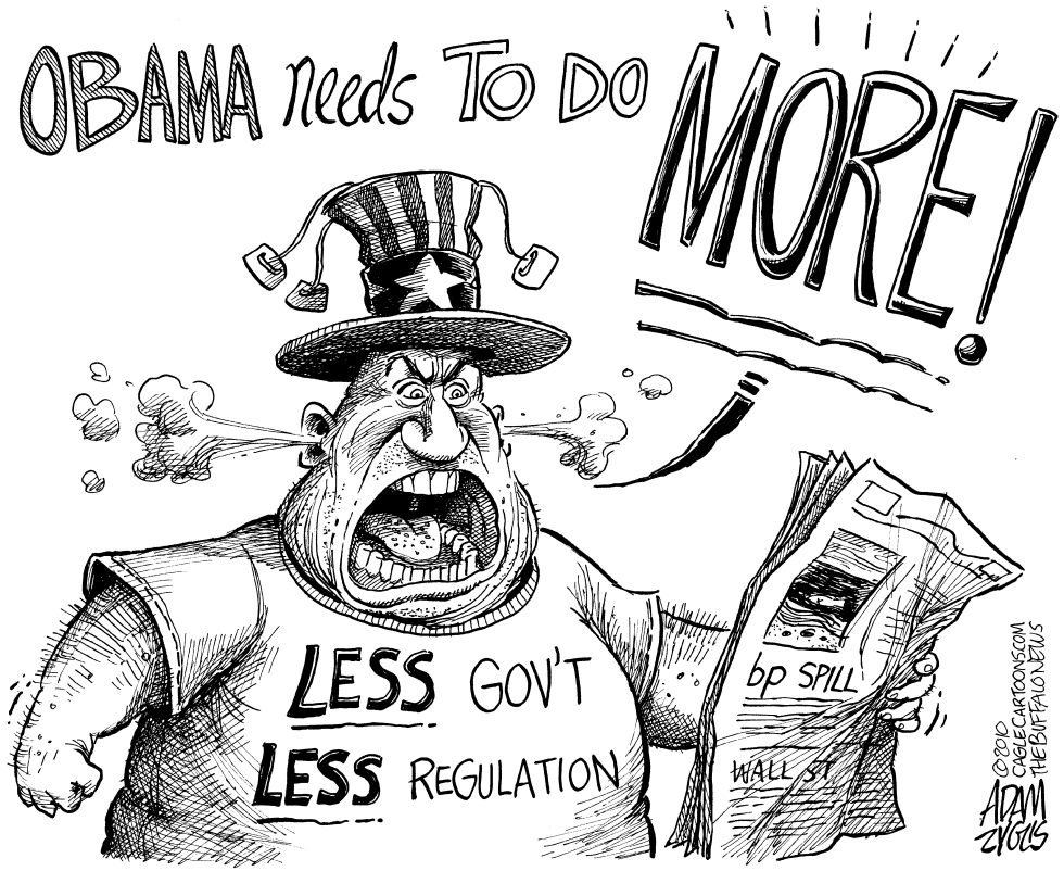  LESS IS MORE by Adam Zyglis