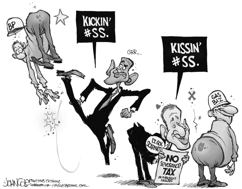 LOCAL PA -- Scarnati kisses ss BW