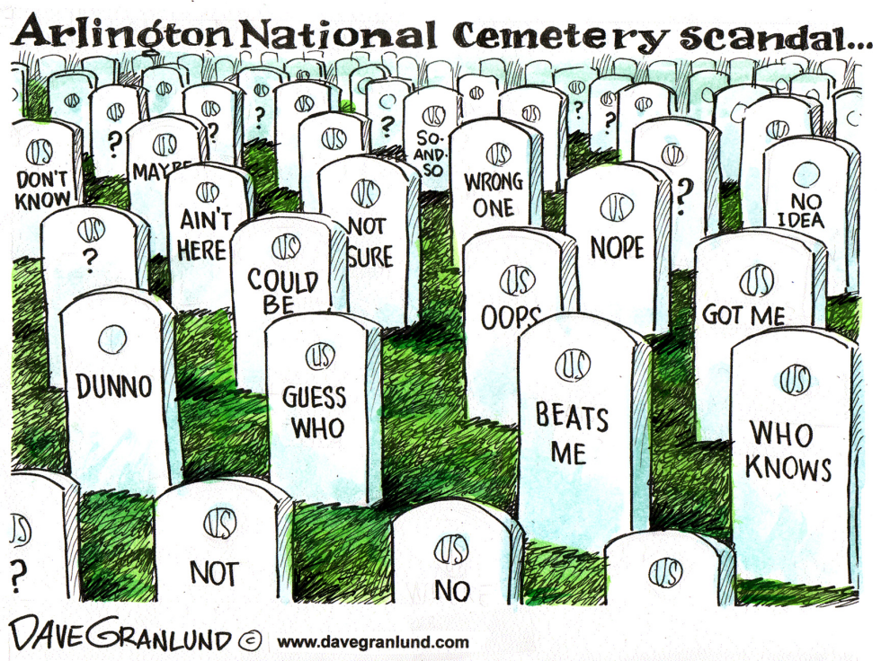 Arlington National Cemetery mix-ups
