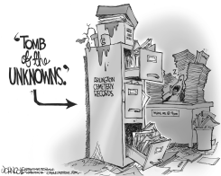 ARLINGTON CEMETERY SCANDAL BW by John Cole