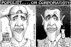 OBAMA POPULIST OR CORPORATIST by Monte Wolverton