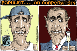 OBAMA POPULIST OR CORPORATIST by Monte Wolverton