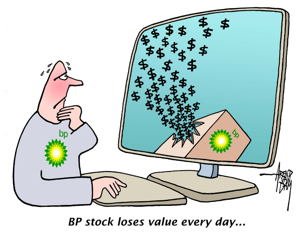 BP stock loses value every day
