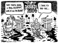 DEBATE RED INK by John Trever