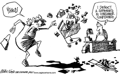 CONSUMER CONFIDENCE by Mike Keefe