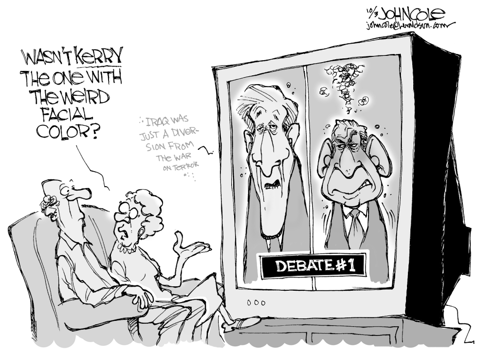 Bushs debatable temper BW