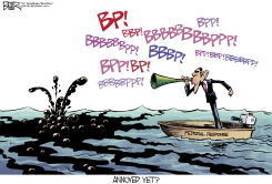 OBAMA VUVUZELA  by Nate Beeler