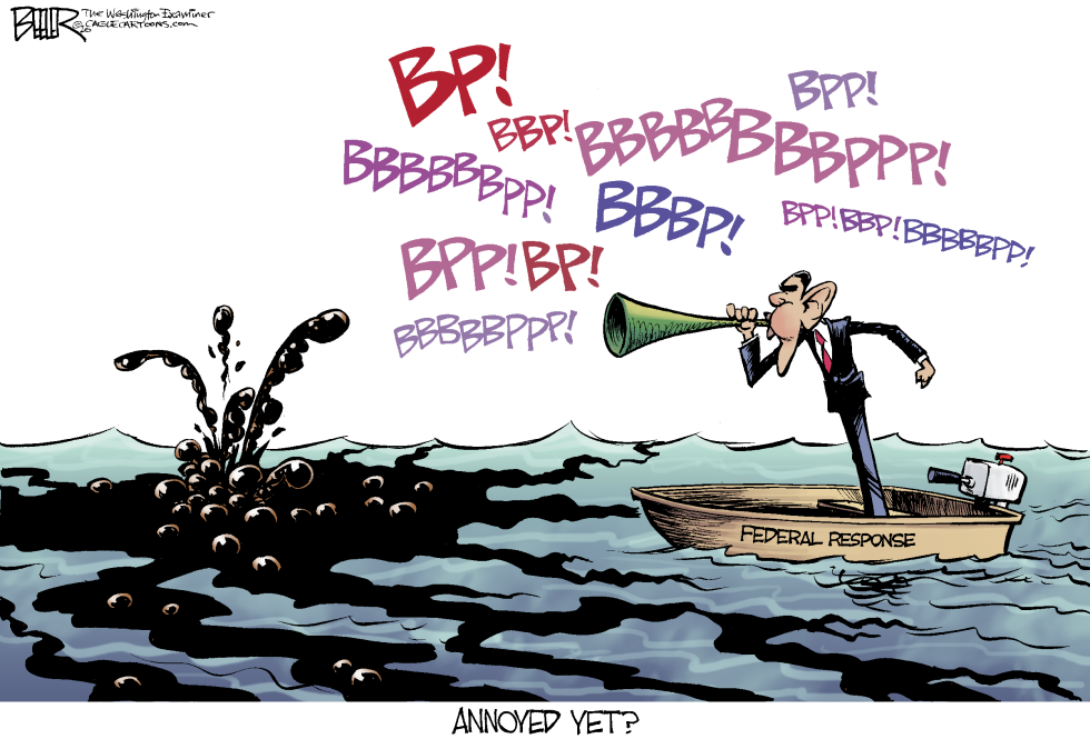  OBAMA VUVUZELA by Nate Beeler