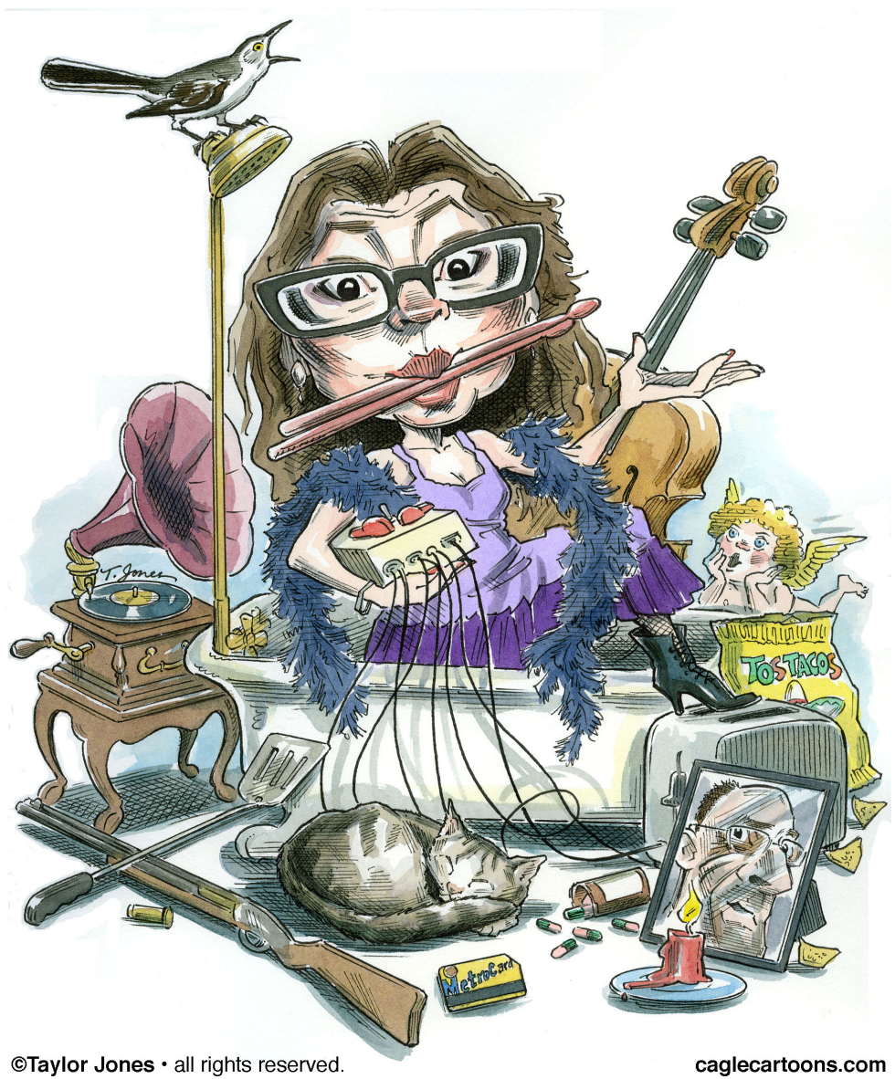 Singer and percussionist Amy X Neuburg - COLOR