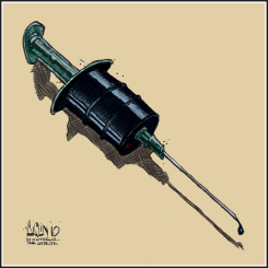 OIL ADDICTION by Terry Mosher