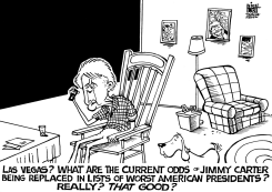WORSE THAN CARTER, B/W by Randy Bish