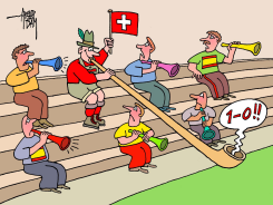 SWISS VUVUZELA by Arend Van Dam