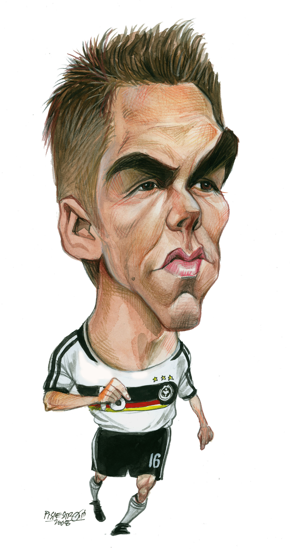 Philip Lahm, capitan of Germany