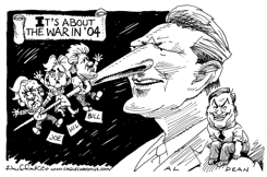 GORE AND DEAN by Sandy Huffaker