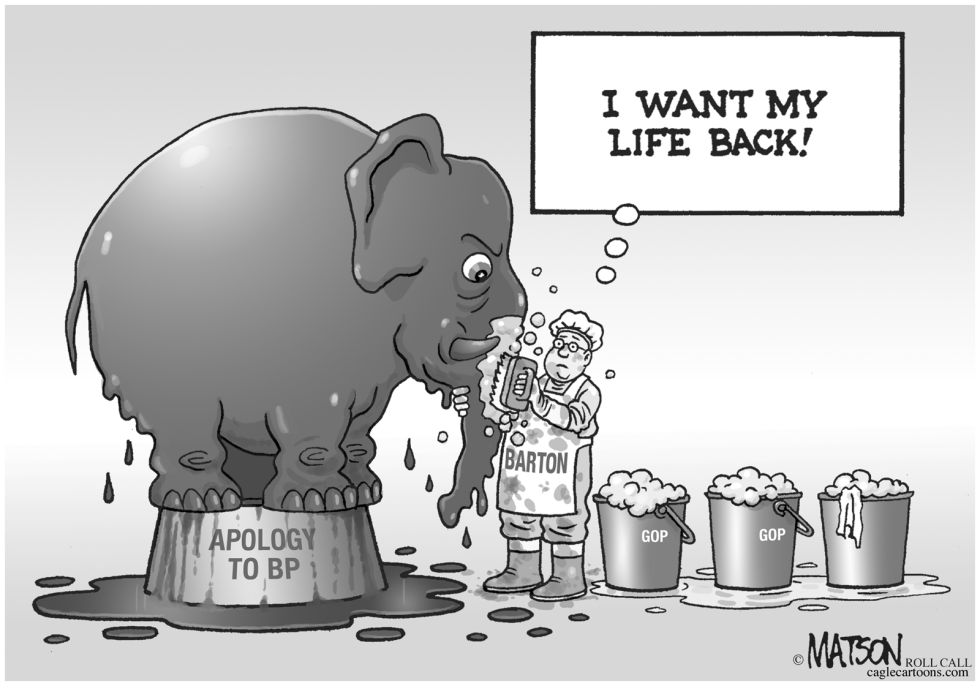 Joe Barton Cleans Up His Mess