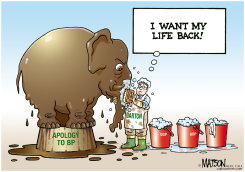 JOE BARTON CLEANS UP HIS MESS by R.J. Matson