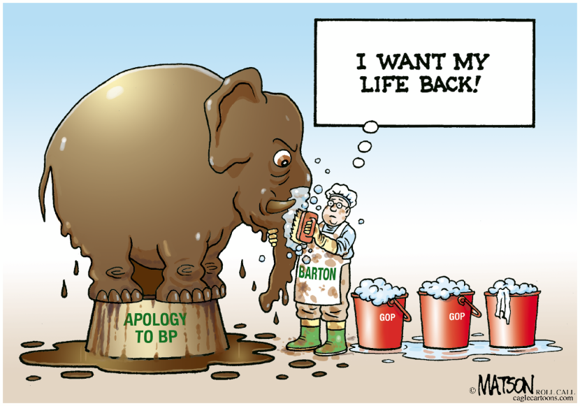 Joe Barton Cleans Up His Mess-COLOR