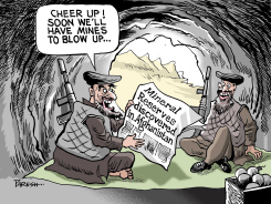MINES IN AFGHANISTAN  by Paresh Nath