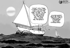YACHT RACE by Cam Cardow