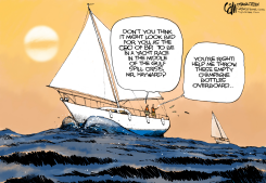YACHT RACE  by Cam Cardow