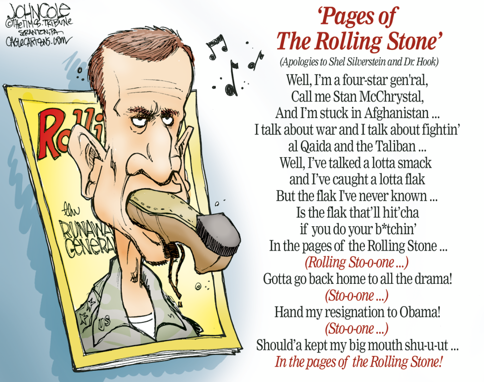 McChrystal in Rolling Stone COLOR