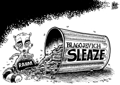 RAHMS MESS, B/W by Randy Bish
