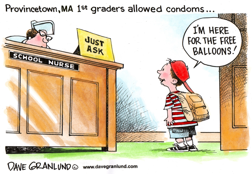 Elementary school and condoms