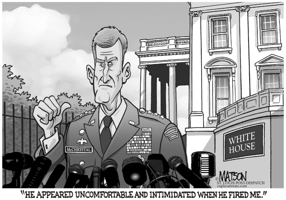  GENERAL MCCHRYSTAL'S PARTING SHOT by RJ Matson