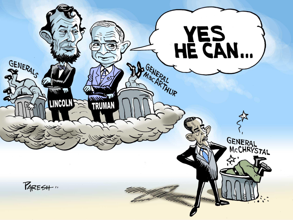  SACKING GENERALS IN USA by Paresh Nath