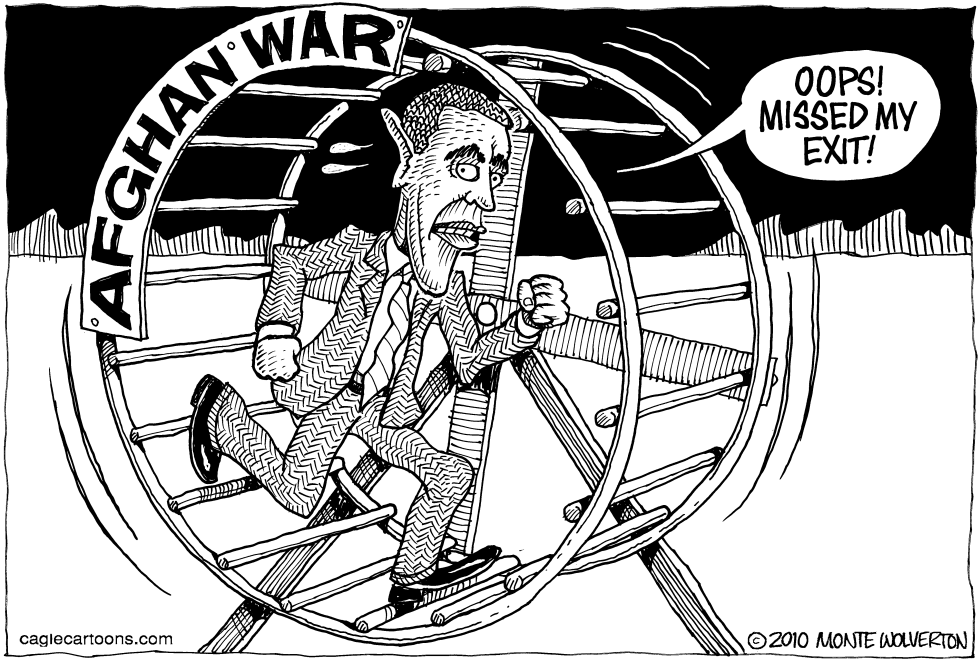 Obama misses his exit
